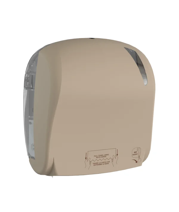 Dispenser AutoCut pentru prosoape de hîrtie în rulou, plastic bej