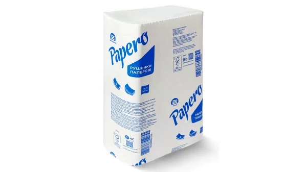 Prosoape de hîrtie în foi, ALB, 2 straturi